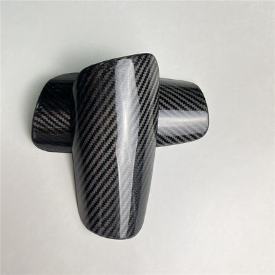 Углеродное волокно Twill Matt Adult Soccer Football Shin Guard Маленькие рукава Желтый/Черный OME