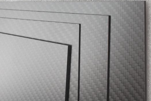 Горячая пресс 1 мм 1,5 мм 2 мм 3 мм 4 мм 3K Twill Glossy Carbon Fiber Board